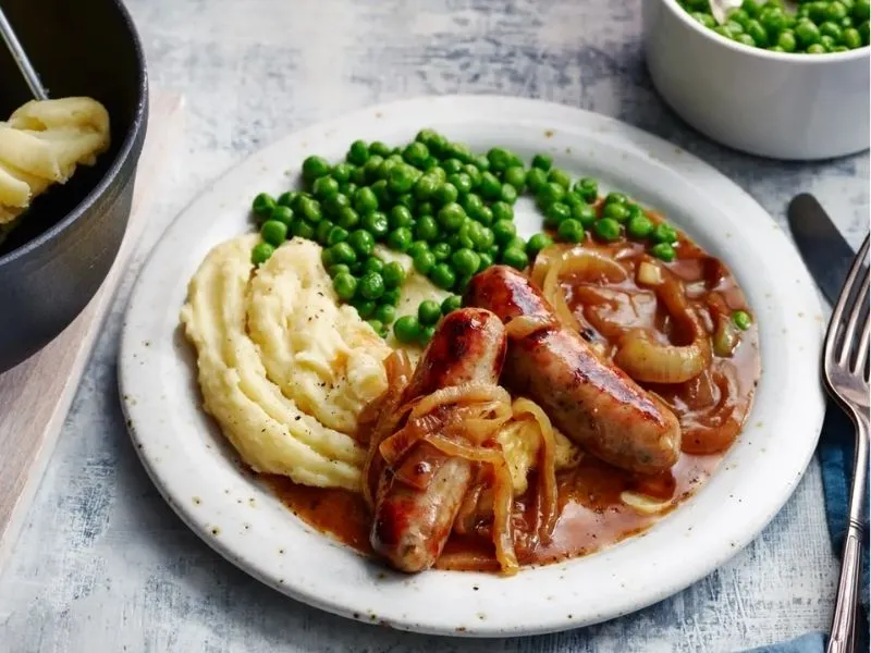 bangers and mash