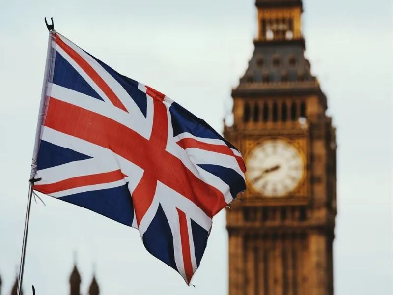 Ý nghĩa màu sắc lá cờ Anh