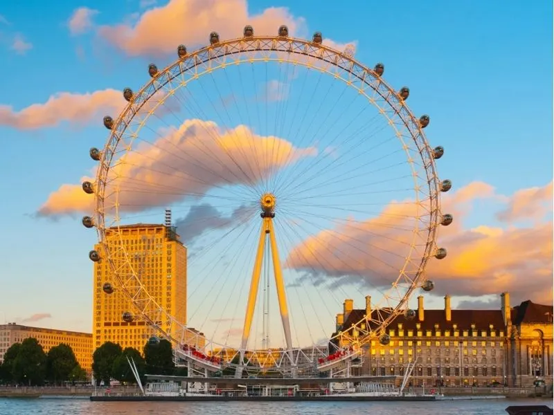 London Eye - Địa điểm du lịch Anh Quốc nổi tiếng