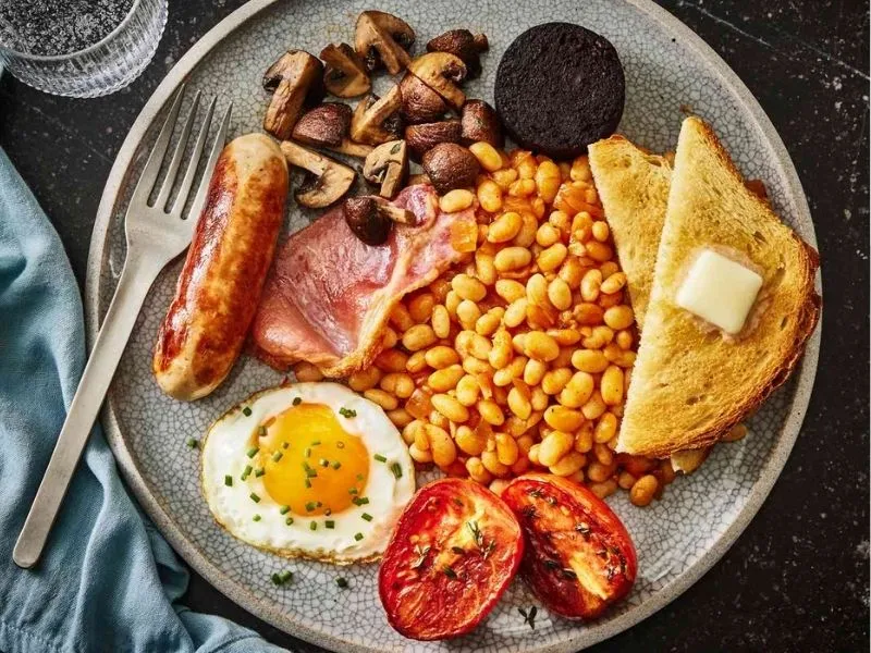 Full English Breakfast – Bữa sáng kiểu Anh