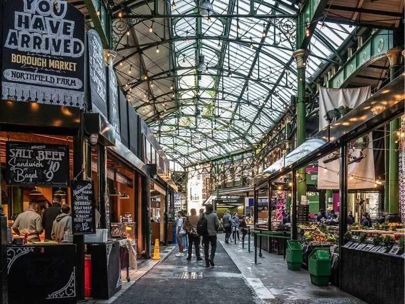 Borough Market ở London ẩm thực anh quốc
