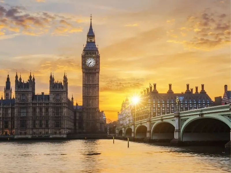 Big Ben – Kinh nghiệm du lịch Anh Quốc tự túc