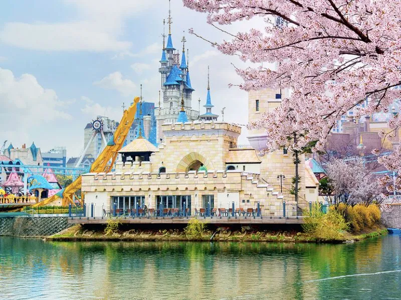 du lịch mùa hoa anh đào hàn quốc , Lotte World hàn quốc