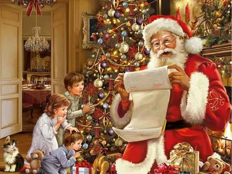 Ông già Noel phát quà mỗi dịp Giáng sinh Châu Âu