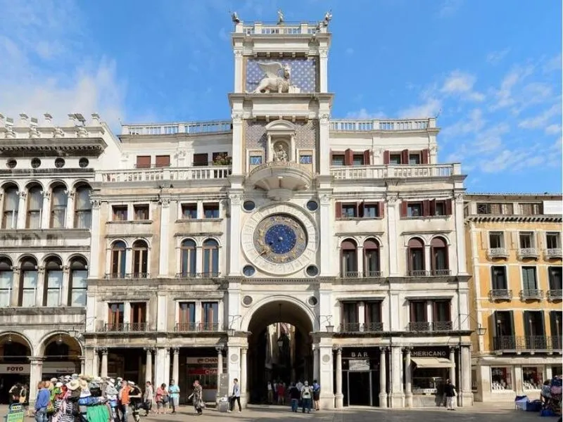 Tháp đồng hồ Torre dell’Orologio - Quảng trường San Marco