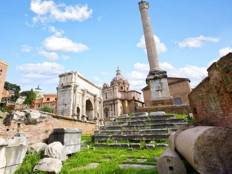 Cột Phocas-Roman Forum 