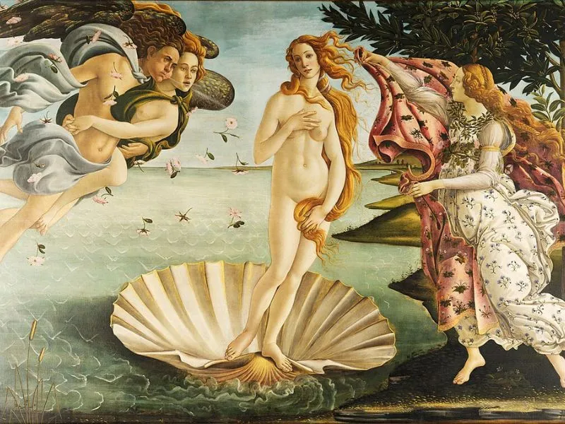 Bức tranh sự ra đời của thần Vệ nữ (The Birth of Venus)Bức tranh sự ra đời của thần Vệ nữ (The Birth of Venus)