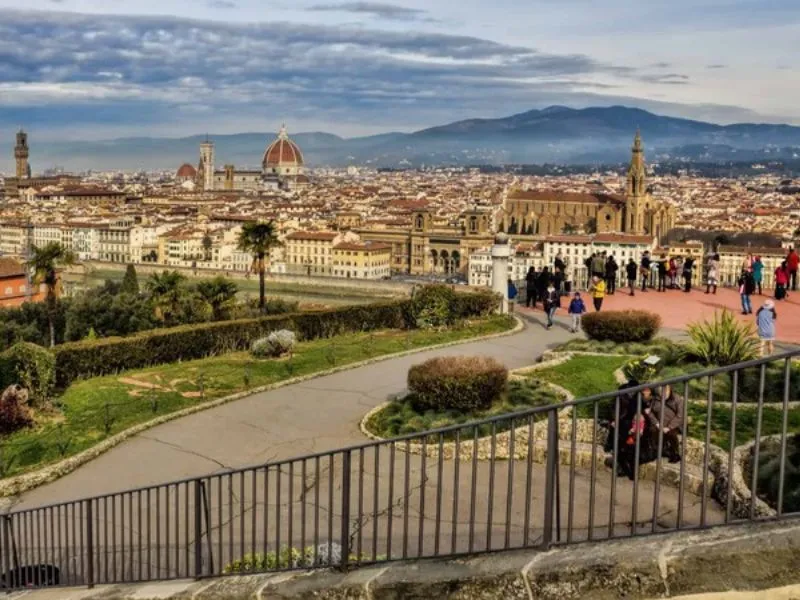 Sân hiên của Piazzale Michelangelo 