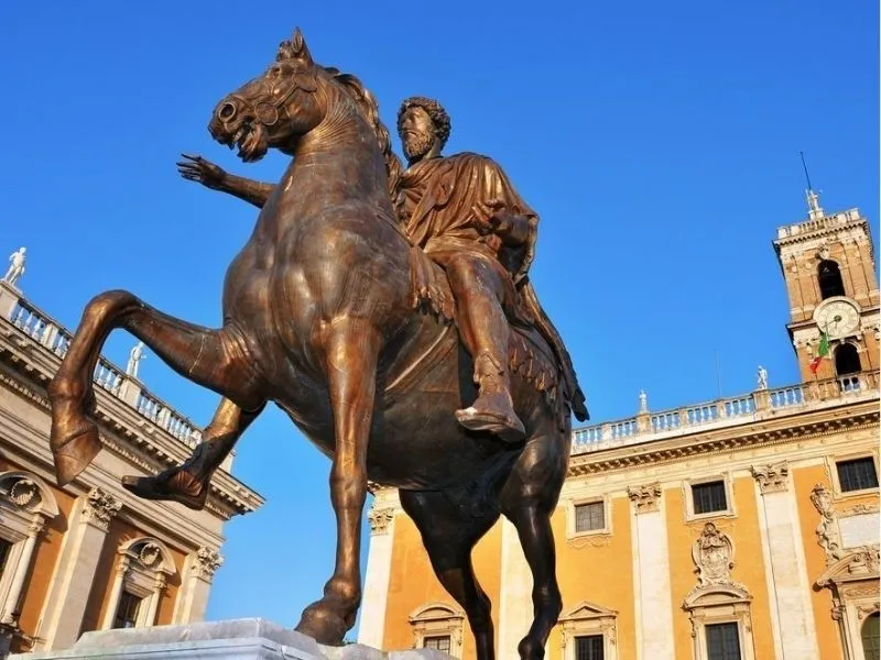 Tượng Hoàng đế Marcus Aurelius tại bảo tàng Capitoline
