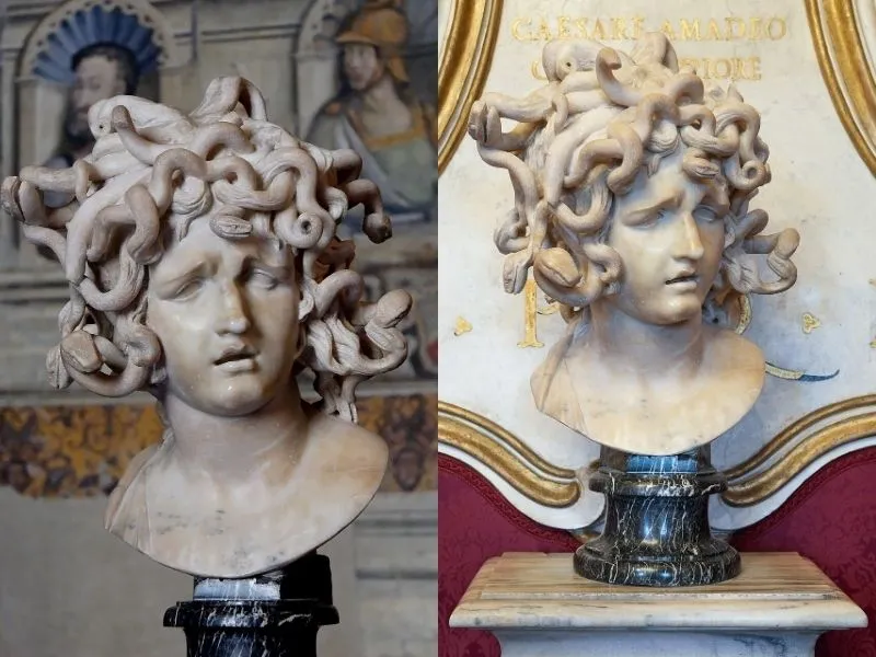 Tượng bán thân Medusa của Bernini tại Palazzo dei Conservatori