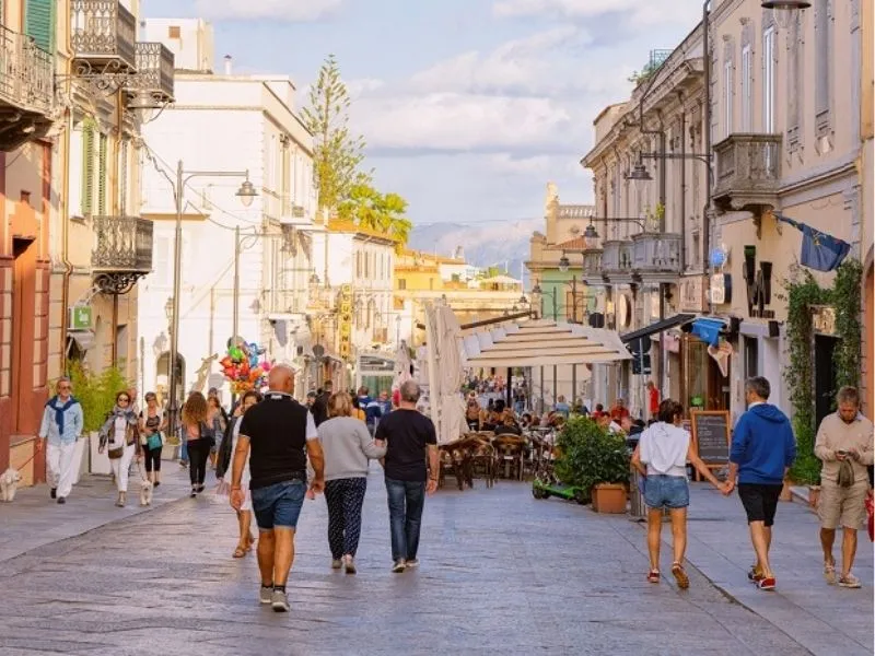 Con đường Corso Umberto - Taormina