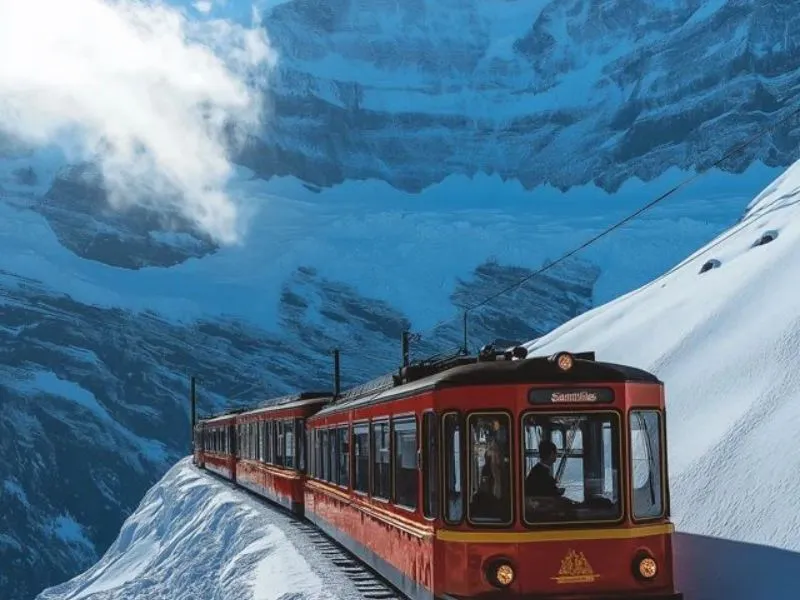 Tuyến đường sắt huyền thoại lên đỉnh Jungfraujoch