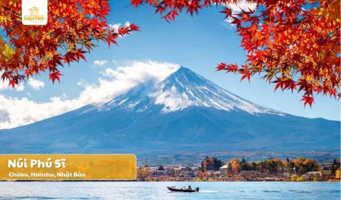Tour Nhật Bản Cung Đường Vàng 5 Ngày 5 Đêm từ Tp HCM bay Vietjet Air